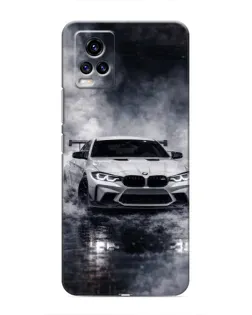 Чехол для Vivo V20 с картинкой «BMW сквозь туман»