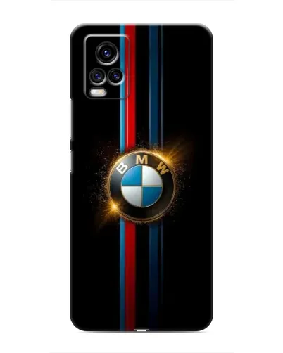 Чехол для Vivo V20 с картинкой «BMW M-Power неон»