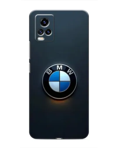 Чехол для Vivo V20 с картинкой «Логотип BMW — минимализм»
