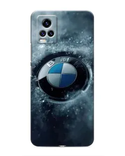 Чехол для Vivo V20 с картинкой «Логотип BMW — лед» Чехол для Vivo V20 с картинкой «Логотип BMW — лед»