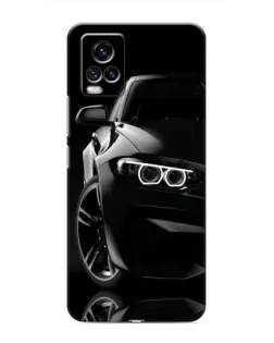 Чехол для Vivo V20 с картинкой «Черная BMW — профиль» Чехол для Vivo V20 с картинкой «Черная BMW — профиль»