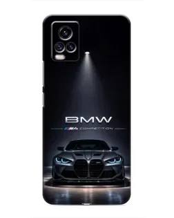 Чехол для Vivo V20 с картинкой «BMW сквозь ночной город» Чехол для Vivo V20 с картинкой «BMW сквозь ночной город»