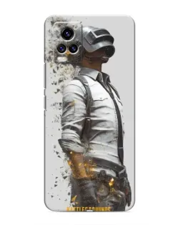 Чехол для Vivo V20 с картинкой «PUBG — боец в пыли»