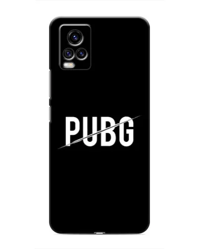 Чехол для Vivo V20 с картинкой «PUBG — белый логотип»