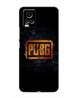 Чехол для Vivo V20 с картинкой «PUBG — золотой логотип»