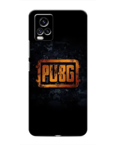 Чехол для Vivo V20 с картинкой «PUBG — золотой логотип»