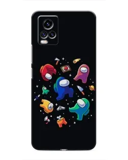 Чехол для Vivo V20 с картинкой «Among Us космос»
