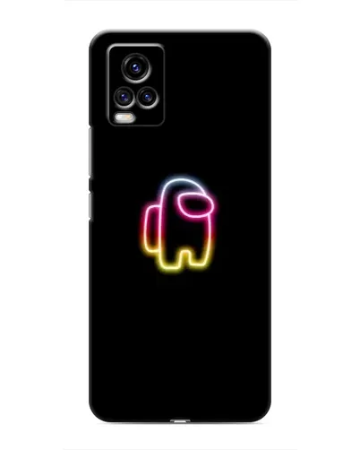 Чехол для Vivo V20 с картинкой «Among Us градиент»