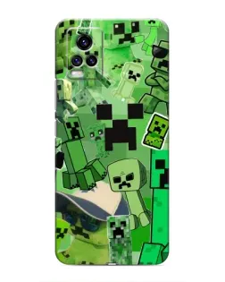 Чехол для Vivo V20 с картинкой «Криперы Minecraft» Чехол для Vivo V20 с картинкой «Криперы Minecraft»