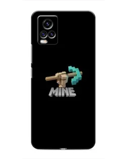 Чехол для Vivo V20 с картинкой «Алмазная кирка»