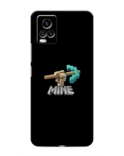 Чехол для Vivo V20 с картинкой «Алмазная кирка»