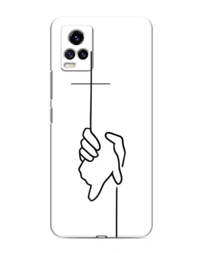 Чехол для Vivo V20 с картинкой «Рука держит»