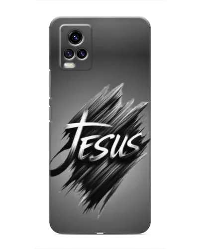 Чехол для Vivo V20 с картинкой «Надпись Jesus Graffiti»