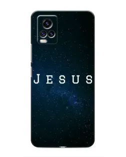 Чехол для Vivo V20 с картинкой «Звездное небо Jesus»