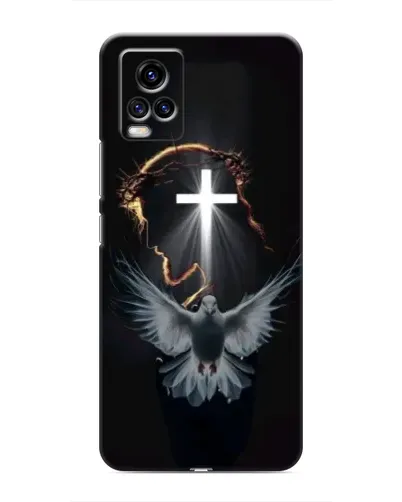 Чехол для Vivo V20 с картинкой «Голубь и Свет»