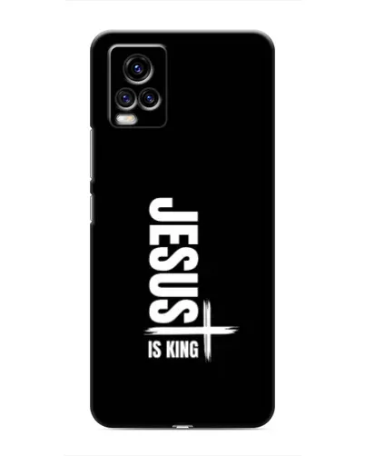 Чехол для Vivo V20 с картинкой «Вертикаль веры Jesus»