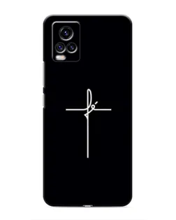 Чохол для Vivo V20 з картинкою «Тонкий хрест»