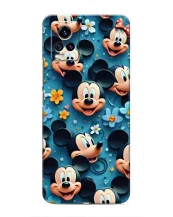Чохол для Vivo V20 з картинкою «Паттерн Міккі та Мінні»