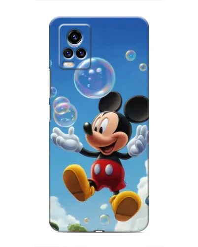 Чохол для Vivo V20 з картинкою «Mickey та мильні бульбашки»