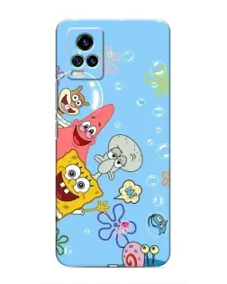 Чехол для Vivo V20 с картинкой «Веселые пузырьки»