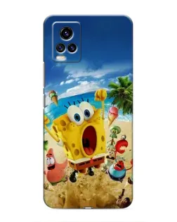 Чехол для Vivo V20 с картинкой «Развлечения на пляже»