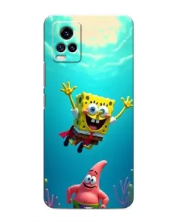 Чохол для Vivo V20 з картинкою «Спанч Боб під водою»