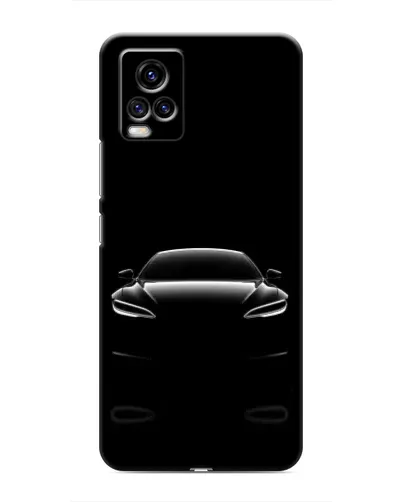 Чехол для Vivo V20 с картинкой «Силуэт Tesla Night» Чехол для Vivo V20 с картинкой «Силуэт Tesla Night»