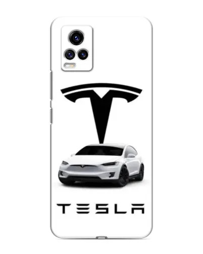Чехол для Vivo V20 с картинкой «Tesla White Style» Чехол для Vivo V20 с картинкой «Tesla White Style»