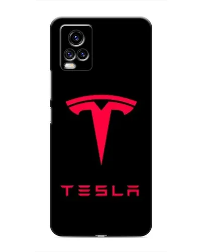 Чехол для Vivo V20 с картинкой «Tesla Red Logo» Чехол для Vivo V20 с картинкой «Tesla Red Logo»