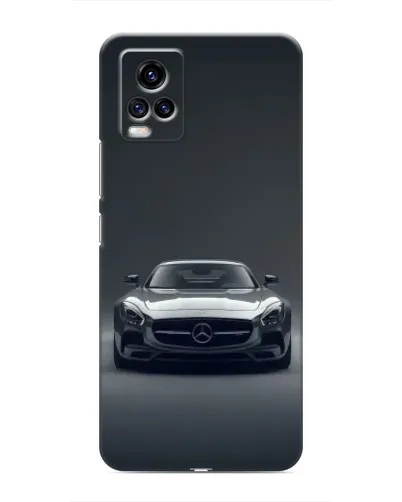 Чехол для Vivo V20 с картинкой «Mercedes на черном»