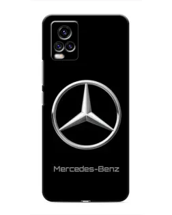 Чехол для Vivo V20 с картинкой «Mercedes Silver Logo»
