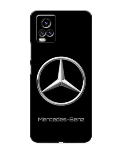 Чехол для Vivo V20 с картинкой «Mercedes Silver Logo»