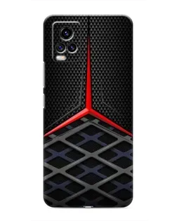 Чехол для Vivo V20 с картинкой «Mercedes Carbon Grid»