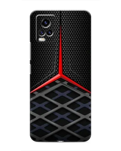 Чехол для Vivo V20 с картинкой «Mercedes Carbon Grid»