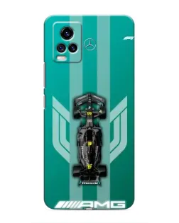 Чехол для Vivo V20 с картинкой «Mercedes AMG Petronas»