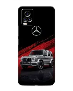 Чехол для Vivo V20 с картинкой «Mercedes G-Class красный»