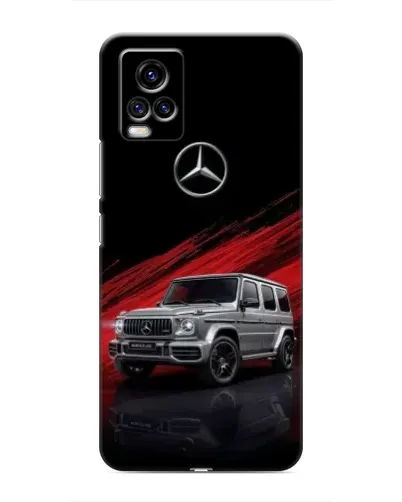 Чехол для Vivo V20 с картинкой «Mercedes G-Class красный»