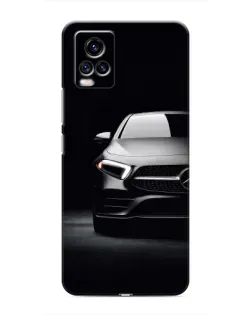 Чехол для Vivo V20 с картинкой «Свет фар Mercedes»