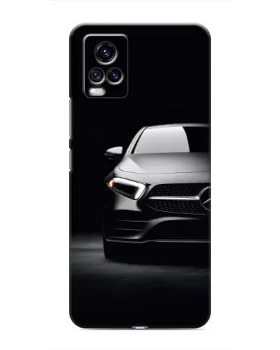 Чехол для Vivo V20 с картинкой «Свет фар Mercedes»