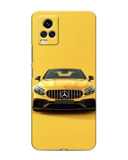 Чехол для Vivo V20 с картинкой «Желтый Mercedes GT»