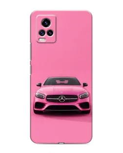 Чохол для Vivo V20 з картинкою «Рожевий Mercedes AMG»
