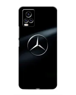 Чохол для Vivo V20 з картинкою «Mercedes на металі»