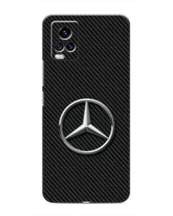 Чохол для Vivo V20 з картинкою «Карбоновий Mercedes стиль»