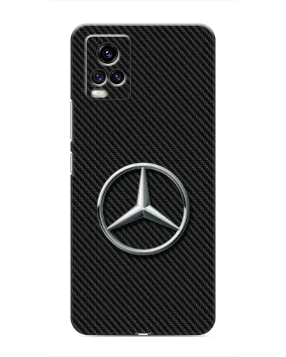 Чохол для Vivo V20 з картинкою «Карбоновий Mercedes стиль» Чохол для Vivo V20 з картинкою «Карбоновий Mercedes стиль»