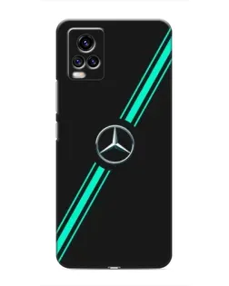 Чохол для Vivo V20 з картинкою «Спортивні лінії Mercedes»