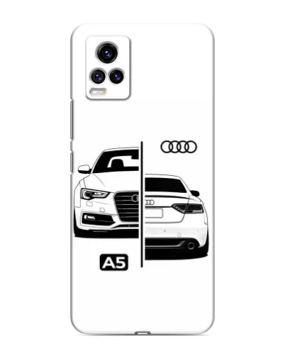 Чехол для Vivo V20 с картинкой «Audi — контрастный дизайн» Чехол для Vivo V20 с картинкой «Audi — контрастный дизайн»