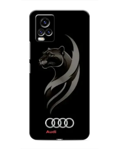 Чехол для Vivo V20 с картинкой «Графика — пантера и Audi» Чехол для Vivo V20 с картинкой «Графика — пантера и Audi»