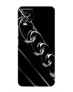 Чехол для Vivo V20 с картинкой «Audi — абстрактные кольца»
