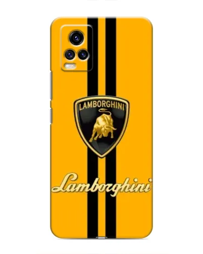 Чехол для Vivo V20 с картинкой «Lamborghini Stripe желтый» Чехол для Vivo V20 с картинкой «Lamborghini Stripe желтый»