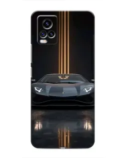 Чохол для Vivo V20 з картинкою «Lamborghini золоті лінії» Чохол для Vivo V20 з картинкою «Lamborghini золоті лінії»